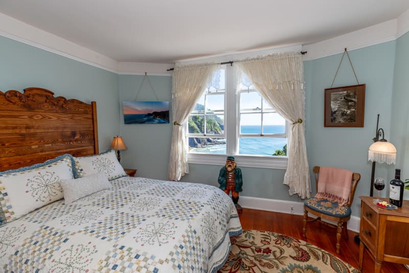 Accommodations at the Heceta Lighthouse Bed and Breakfast